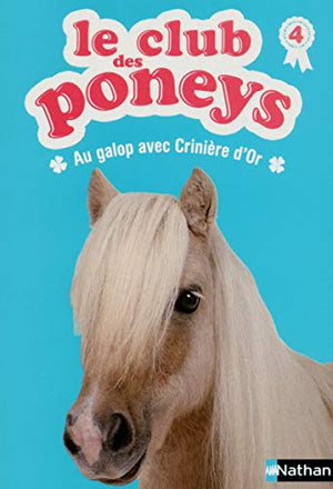 Au galop avec crinière d'or