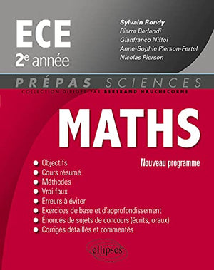 Maths ECE 2e Année Programme 2014