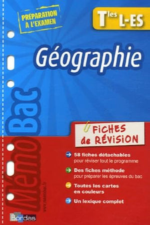 Géographie Tles L-ES: Fiches de révision