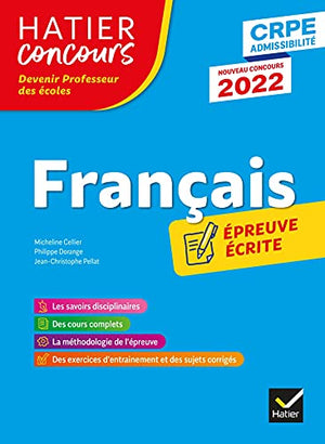 français - crpe 2022 - épreuve écrite d'admissibilité