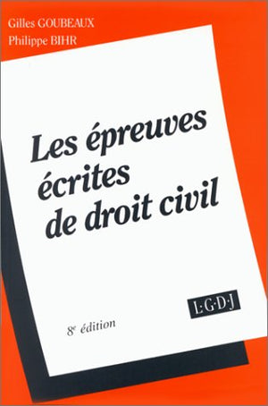 Les épreuves écrites de droit civil