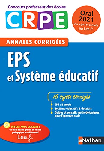 Annales EPS & Système éducatif: Oral 2021