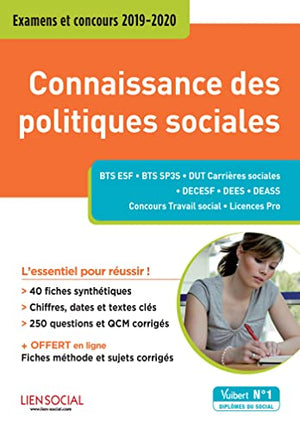 Connaissance des politiques sociales: Examens et concours 2019-2020