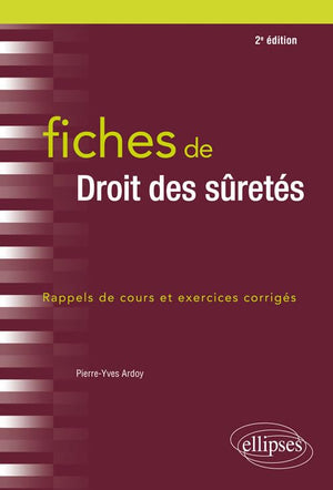 Fiches de droit des sûretés