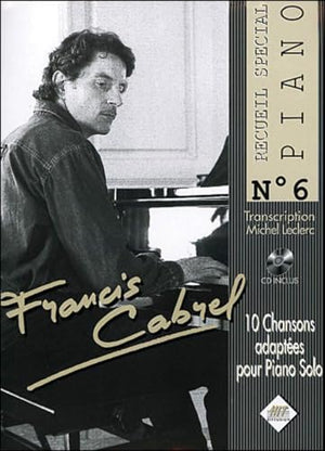 Francis cabrel piano n.6+cd