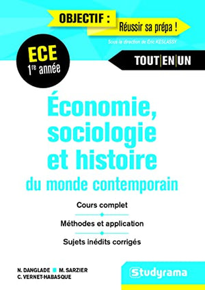 Economie, sociologie, histoire du monde contemporain