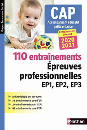 110 entraînements - CAP Accompagnant éducatif petite enfance