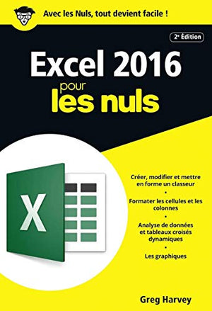 Excel 2016 pour les nuls poche