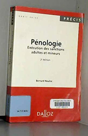 Pénologie, 2e édition