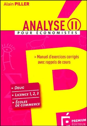 Analyse II: pour économistes