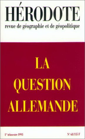 La question allemande