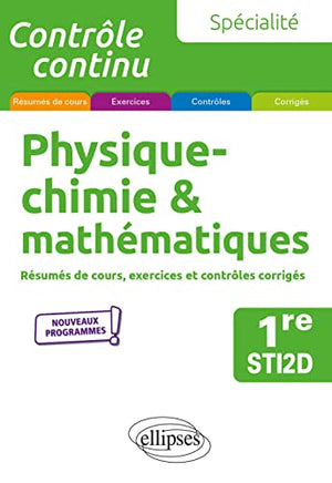 Spécialité physique-chimie & mathématiques 1re STI2D