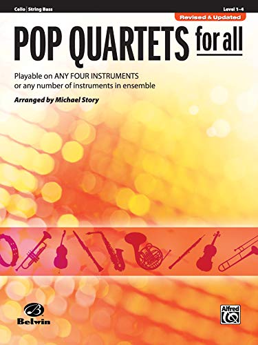 Pop Quartets for All: Cello/String Bass: Level 1-4