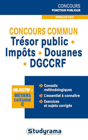 Concours commun Trésor public-Impôts-Douanes-DGCCRF