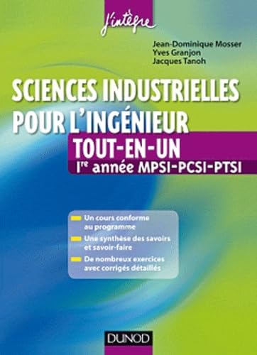 Sciences industrielles pour l'ingénieur 1re année MPSI-PCSI-PTSI