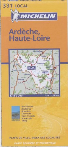 Carte routière : Ardèche - Haute-Loire