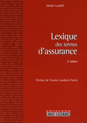 Lexique des termes d'assurance