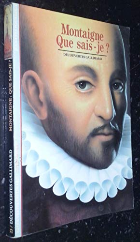 Montaigne: «Que sais-je ?»