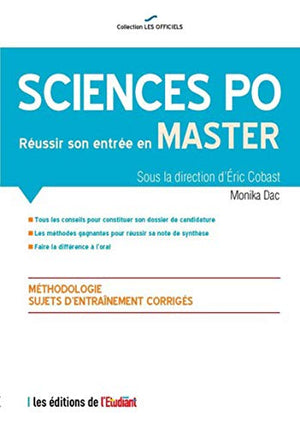 Sciences po réussir son entrée en master