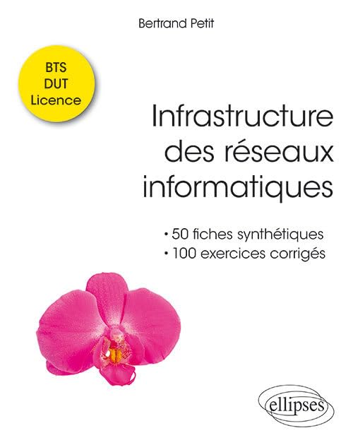 Infrastructure des réseaux informatiques - 50 fiches synthétiques et 100 exercices corrigés - BTS DUT Licence