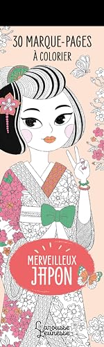 30 marque-pages à colorier - Merveilleux Japon