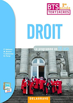 Droit 1re année BTS