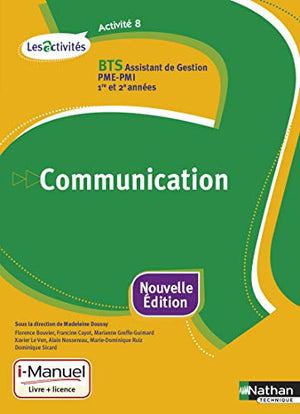 Communication A8 BTS Assistant de Gestion PME-PMI