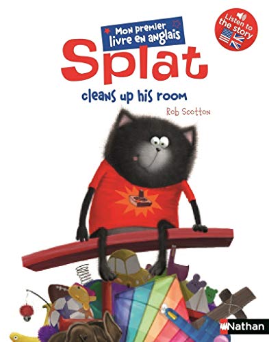 Splat cleans up his room