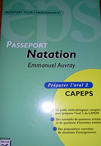 Natation: Préparer l'oral 2 CAPEPS
