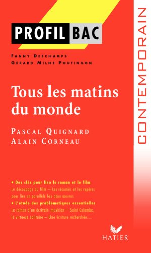 Profil - Quignard (Pascal) : Tous les matins du monde