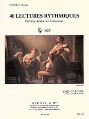 Yves callier : 40 lectures rythmiques - cycle 2 - moyen