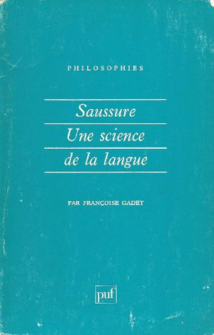 Saussure une science de langue