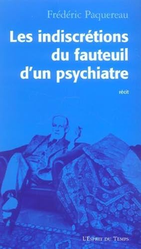 Les indiscrétions fauteuil d'un psychiatre