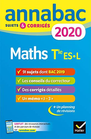 Maths Tle ES spécifique & spécialité, Tle L spécialité