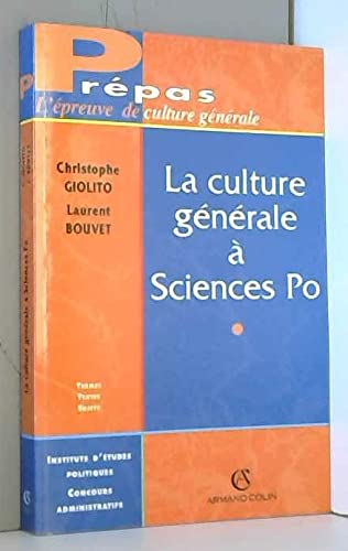La Culture Generale A Sciences Po
