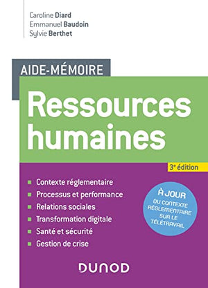 Aide-mémoire - Ressources humaines - 3e éd.