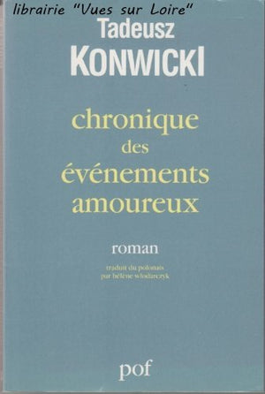 Chronique des événements amoureux