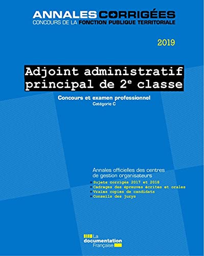 Adjoint administratif principal de 2e classe