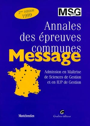 Annales des épreuves communes Message