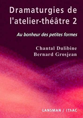 Dramaturgies de l'atelier-théâtre