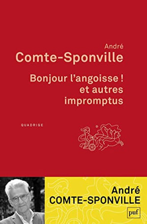 Bonjour l'angoisse ! et autres impromptus