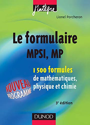 Formulaire MPSI, MP