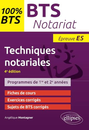 BTS notariat - Techniques notariales