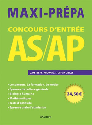 CONCOURS D'ENTREE AS/AP