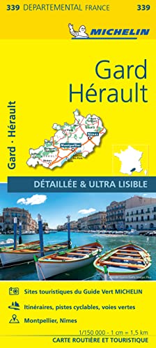 Carte départementale Gard, Hérault