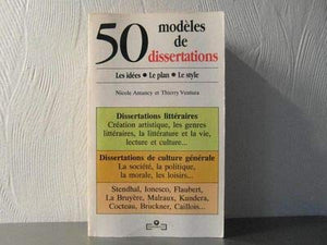 50 modèles de dissertations