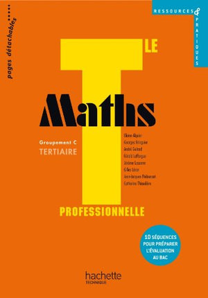 Maths Tle professionnelle Groupement C tertiaire