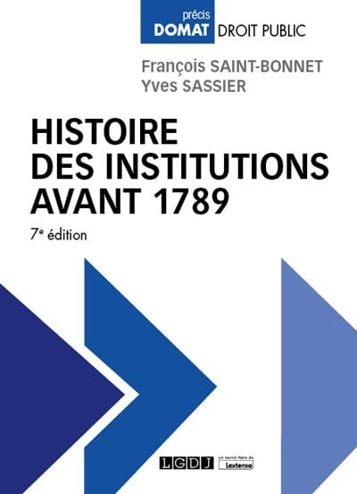 Histoire des institutions avant 1789 (2022-2023)
