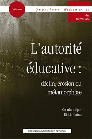 L'autorité éducative