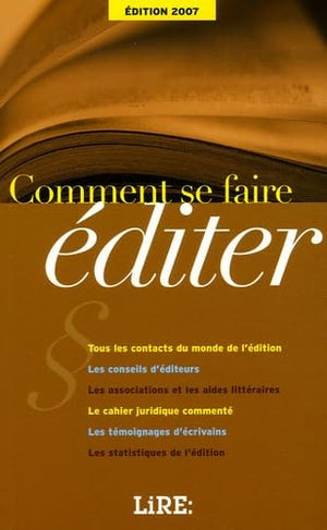 Comment se faire éditer